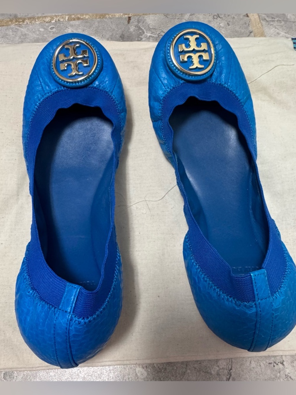 NWOT Tory Burch Caroline snakeskin embossed ballet flats